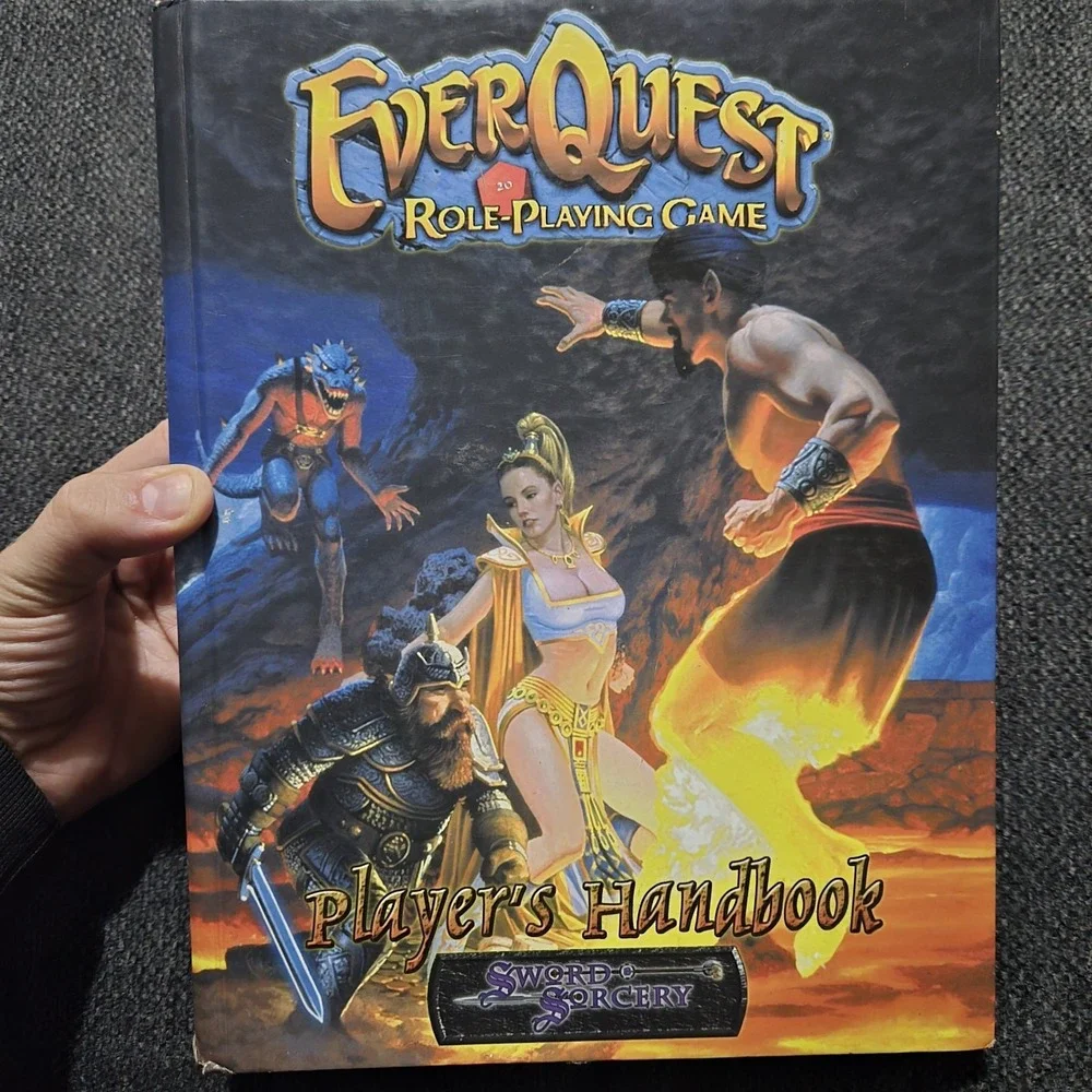 EVERQUEST PLAYER'S HANDBOOK ( ROLE-PLAYING GAME) By Sword And Sorcery Hard Cover